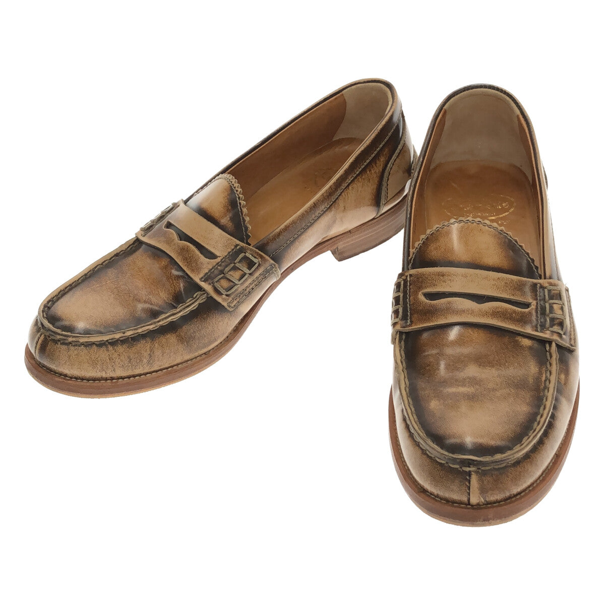 [Good Condition] Church's / Church's | SALLY Leather Coin Loafer | Size 35 | Brown | Women's