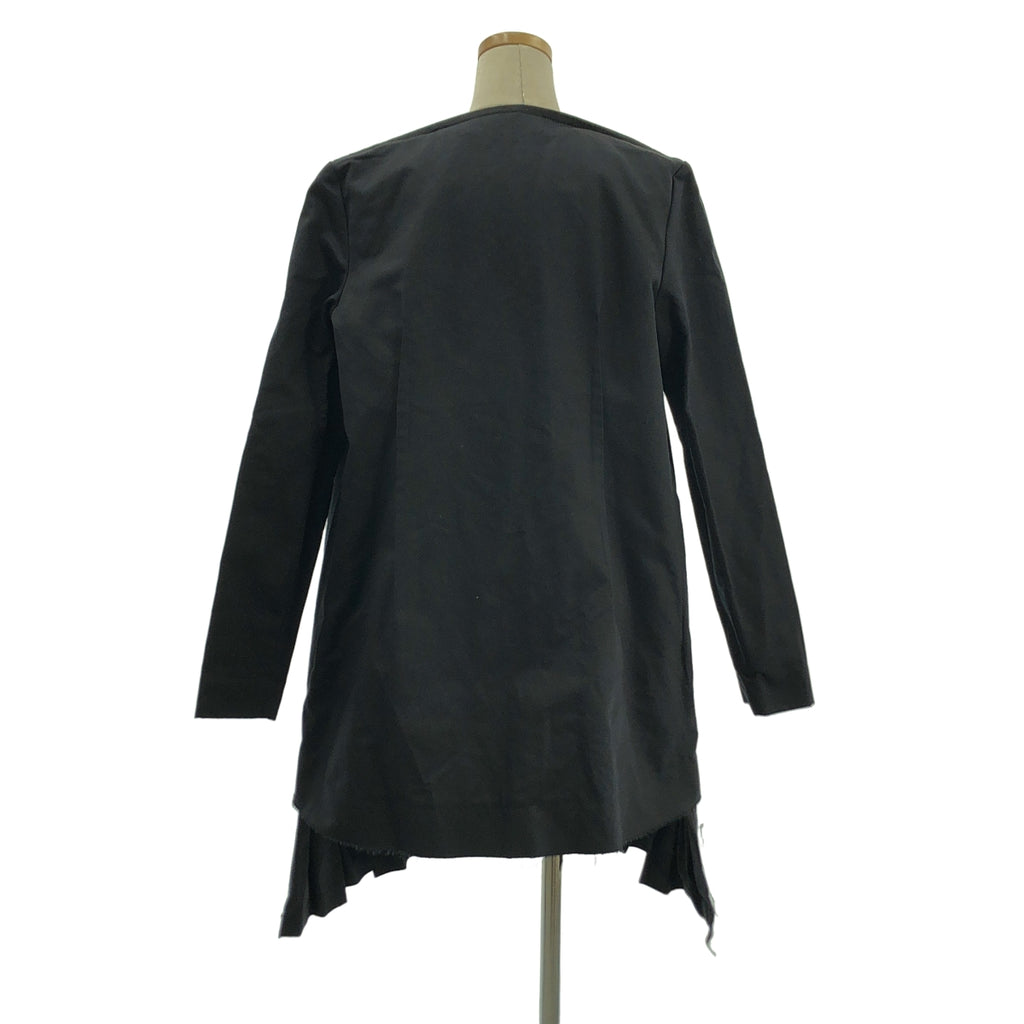 MARNI / マルニ | 変形 フリル ギャザー ノーカラー ボタンレス ジャケット | 40 | レディース