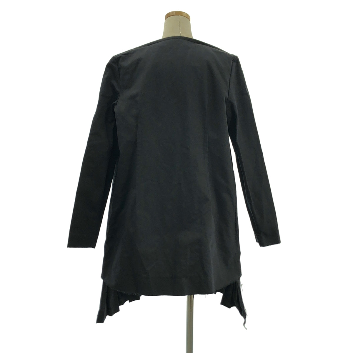 MARNI / マルニ | 変形 フリル ギャザー ノーカラー ボタンレス ジャケット | 40 | レディース