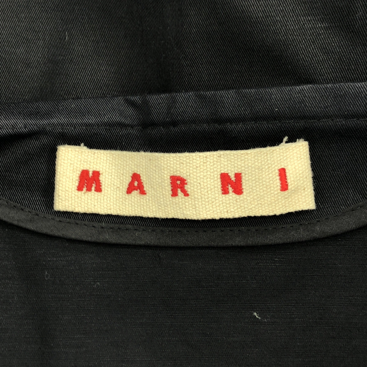 MARNI / マルニ | 変形 フリル ギャザー ノーカラー ボタンレス ジャケット | 40 | レディース
