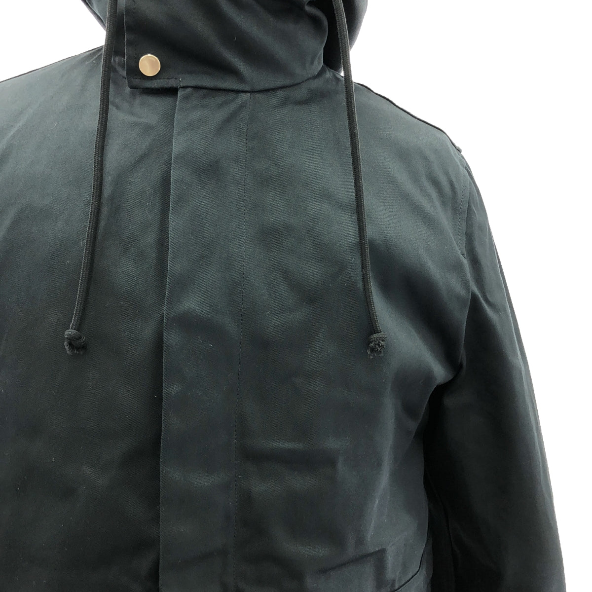 [狀況良好] RAF SIMONS | 2017秋冬 | DETLEF E81 派克大衣（帶可拆卸夾克）|帶內襯的 Mod 外套 |尺寸 44 |黑色 |男士