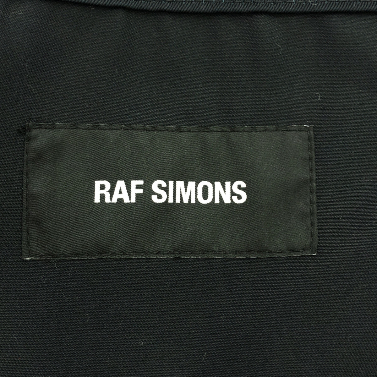 【미품】 RAF SIMONS / 러프 시몬스 | 2017 AW | DETLEF E81 Parka With Removable Jacket 라이너 첨부 모즈 코트 | 44 | 블랙 |