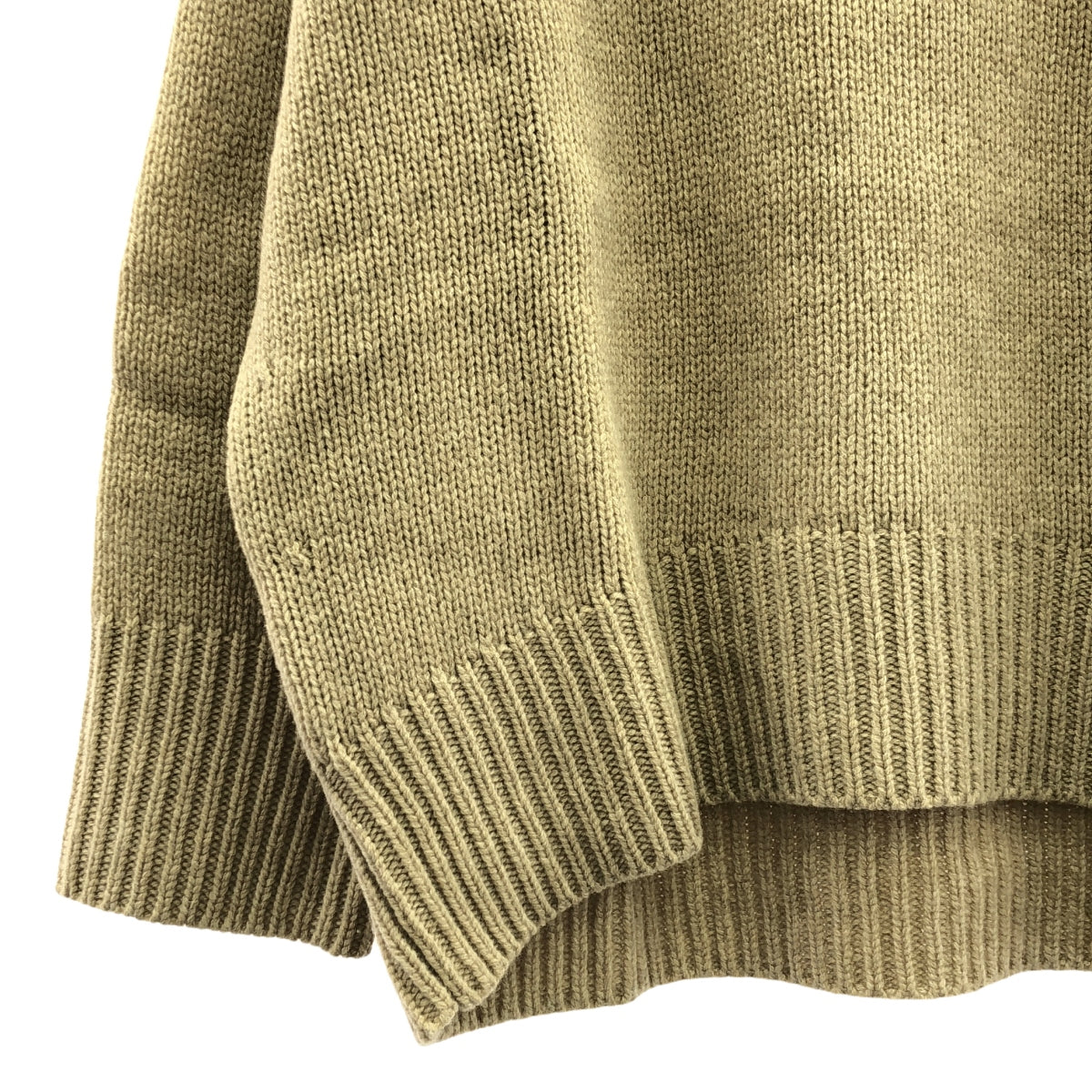 GALERIE VIE / 갤리비 | 파인 울 터틀넥 니트 풀오버 | S | 베이지 | 여성