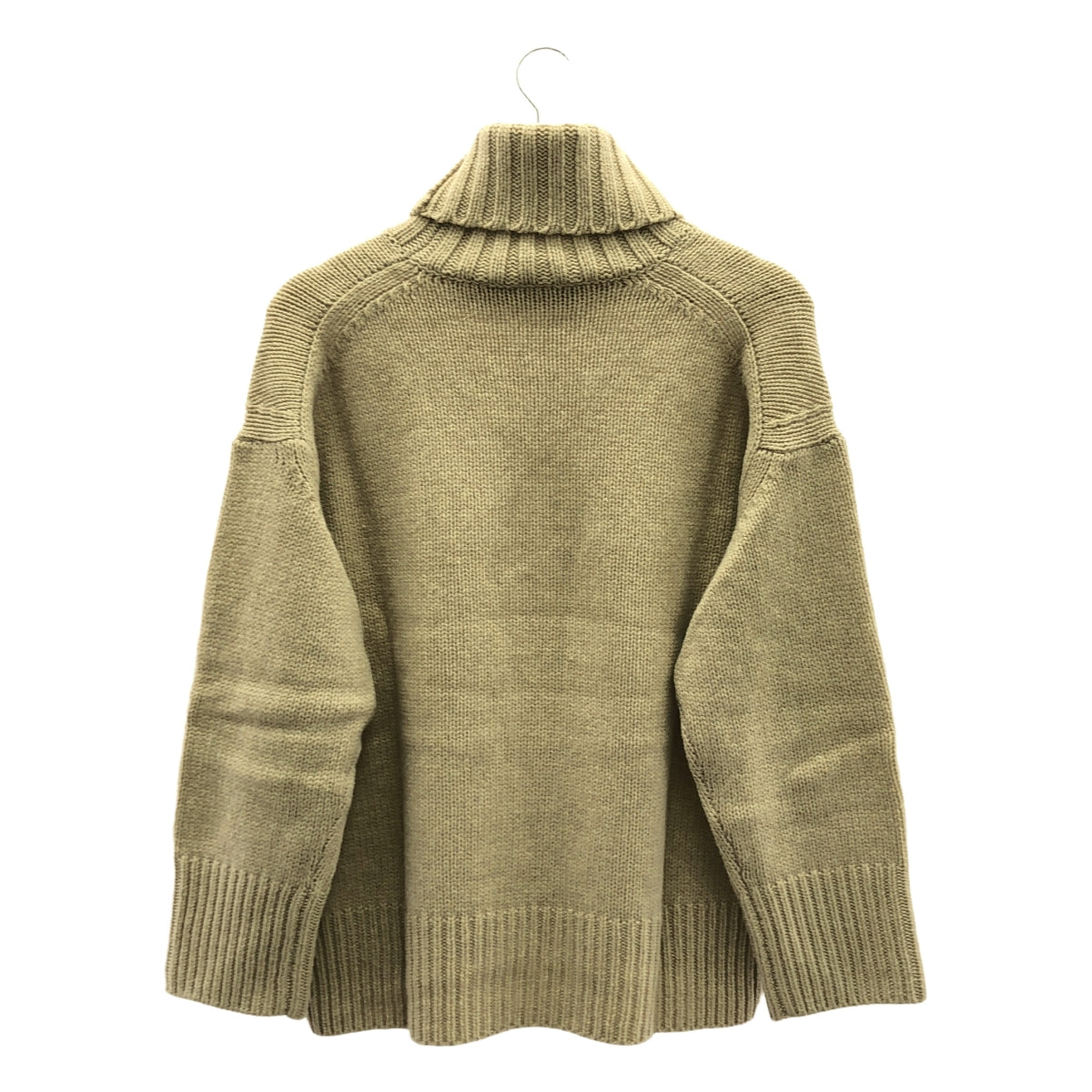 GALERIE VIE / 갤리비 | 파인 울 터틀넥 니트 풀오버 | S | 베이지 | 여성