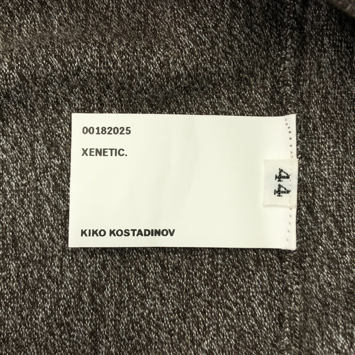 【新品】  Kiko Kostadinov / キココスタディノフ | 2025SS | OSTRO JUMPER カシミヤ混 ライン クルーネックニット | 44 | ブラウン×レッド×クリーム | メンズ