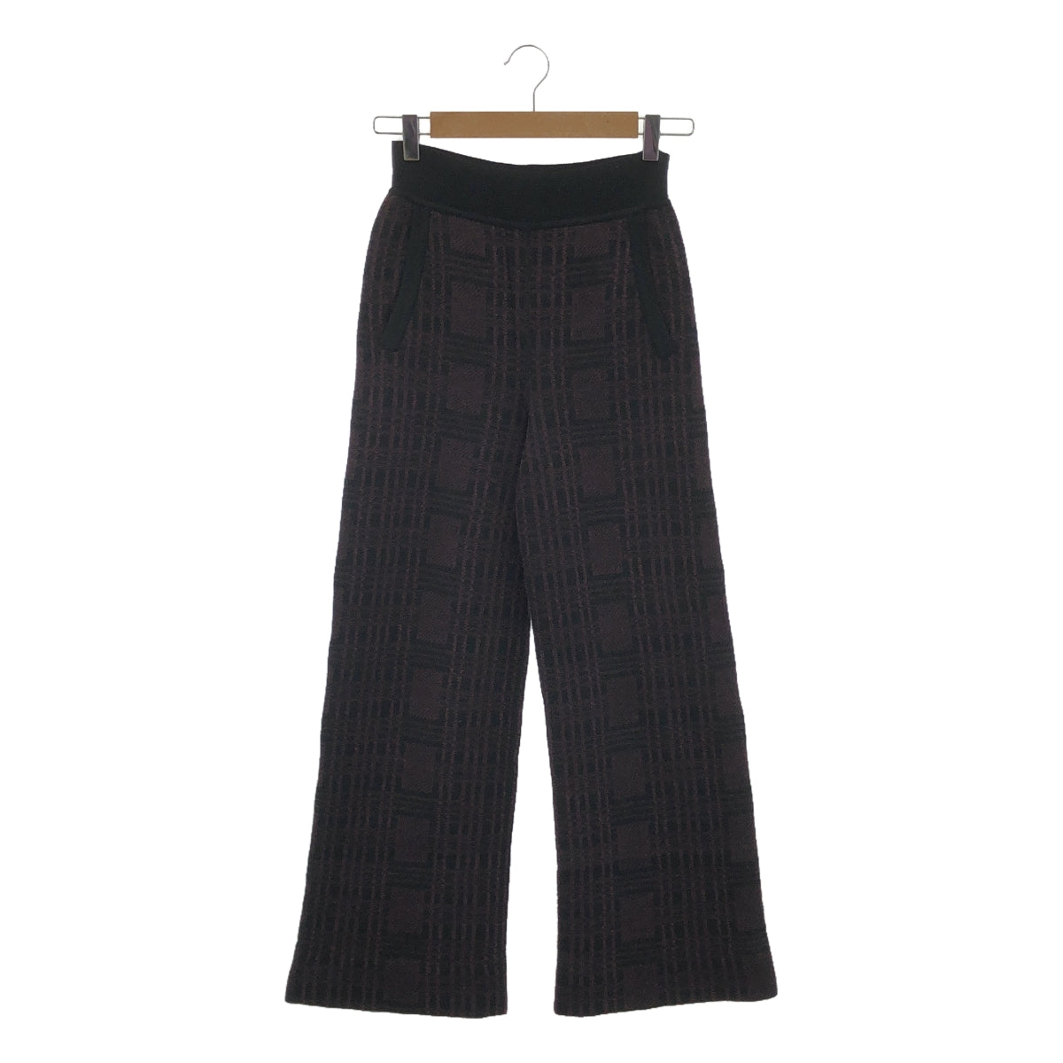 BOTTEGA VENETA | Jacquard knit flare easy pants |