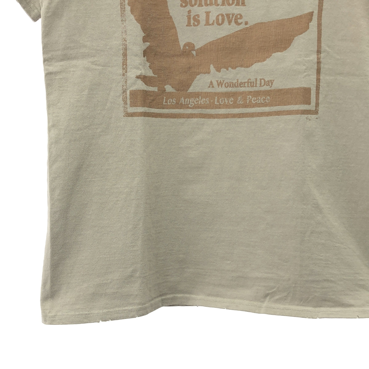 L'Appartement / アパルトモン | 2025SS | 【 COUTURE D’ADAM / クチュールドアダム 】 VINTAGE REMAKE T-SHIRT / ヴィンテージ加工 プリント Tシャツ カットソー | 38 |