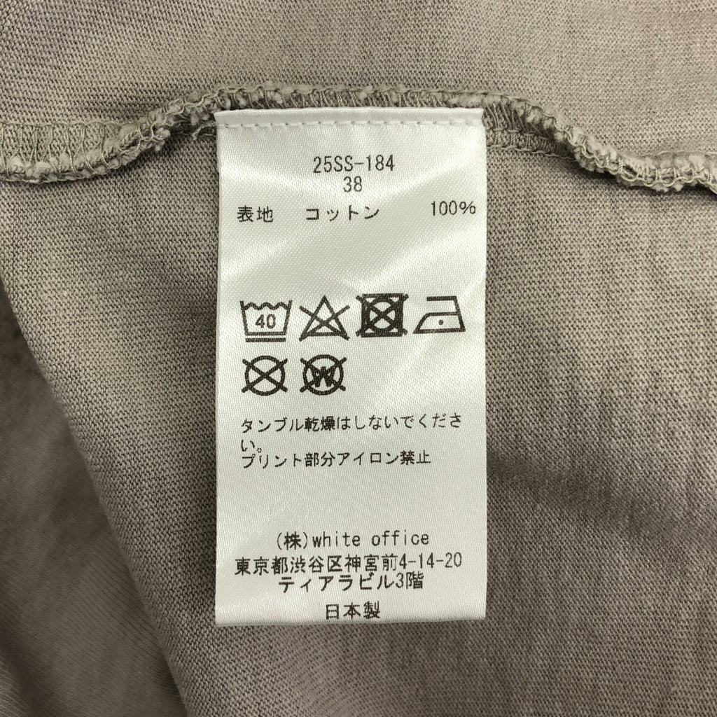 L'Appartement / アパルトモン | 2025SS | 【 COUTURE D’ADAM / クチュールドアダム 】 VINTAGE REMAKE T-SHIRT / ヴィンテージ加工 プリント Tシャツ カットソー | 38 |