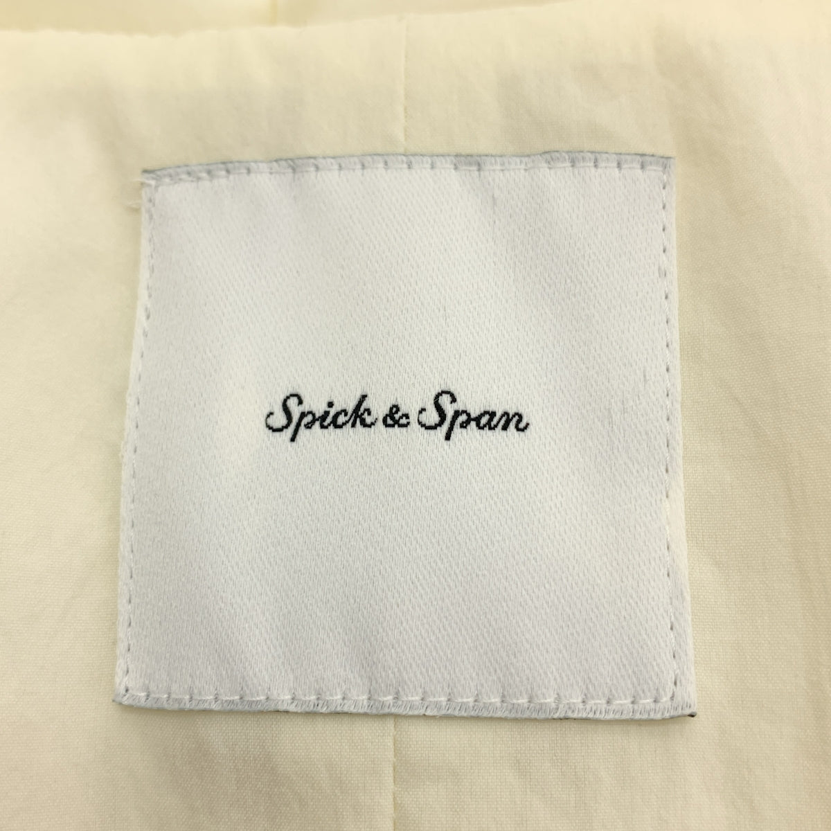 Spick and Span / スピックアンドスパン | Vネック 中綿 ロングベスト | F | ホワイト | レディース