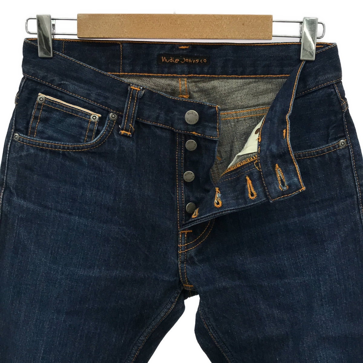 Nudie Jeans | GRIM TIM DRY SELVAGE Denim Pants | W29 / L30 | Indigo | Men's