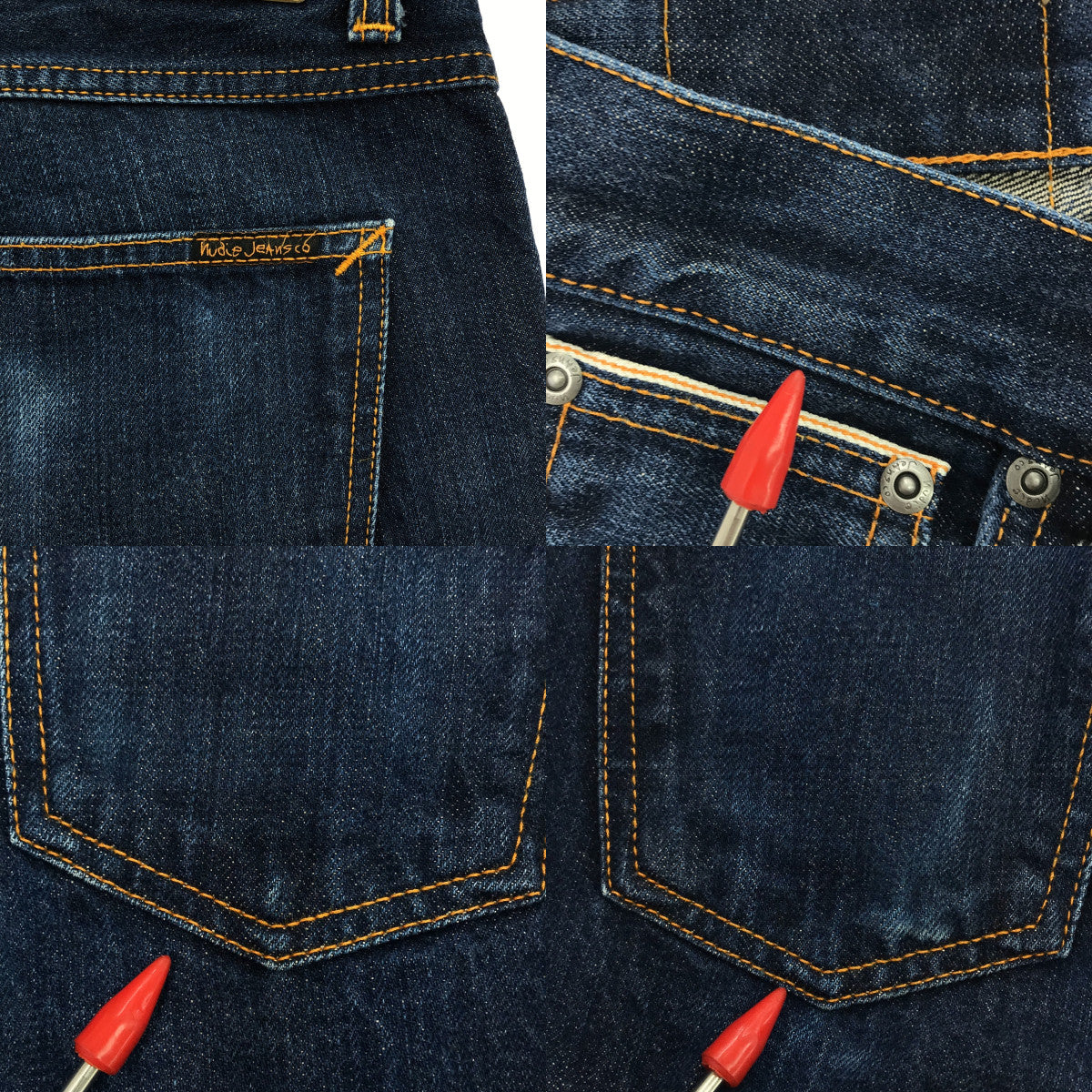 Nudie Jeans | GRIM TIM DRY SELVAGE Denim Pants | W29 / L30 | Indigo | Men's