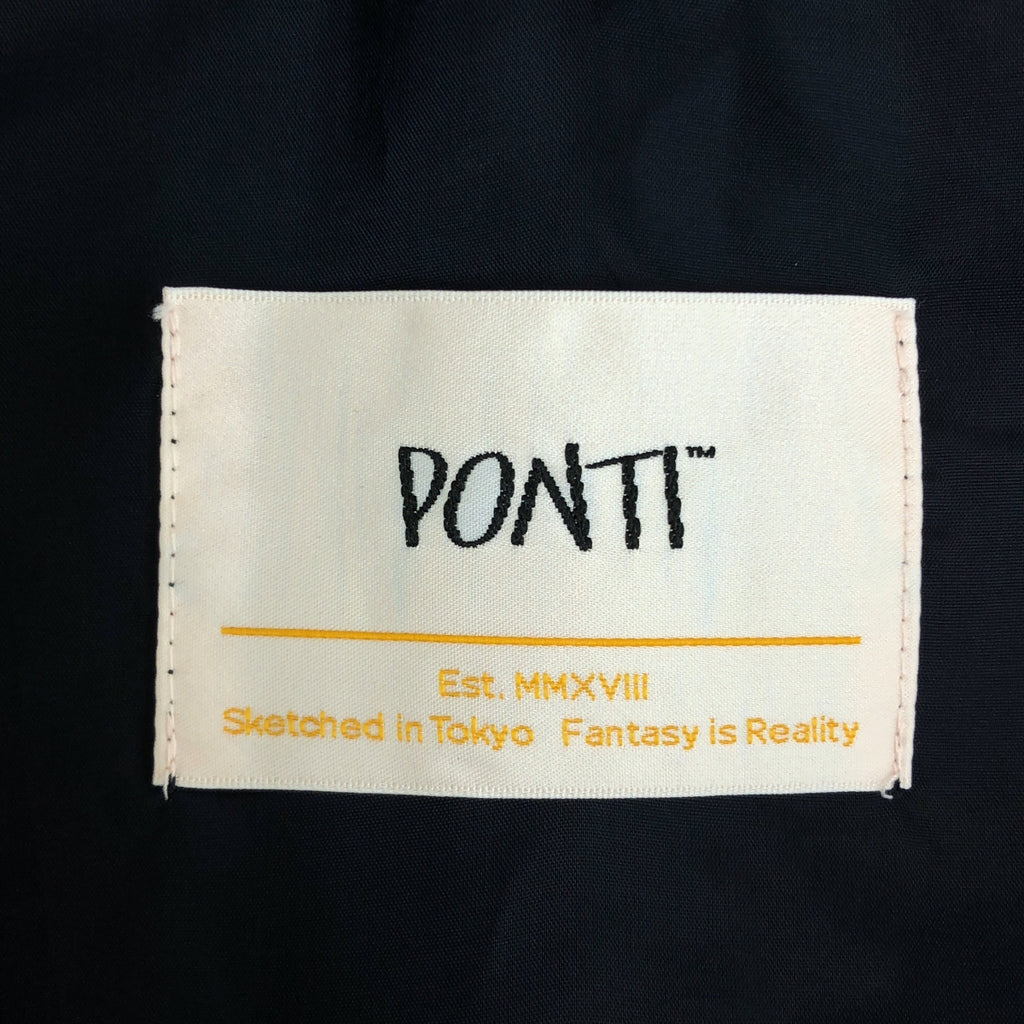 PONTI / ポンティ | Cupra Striped / Recycle PE Fringe Dress / インサイドアウト フリンジ ワンピース | 1 | レディース