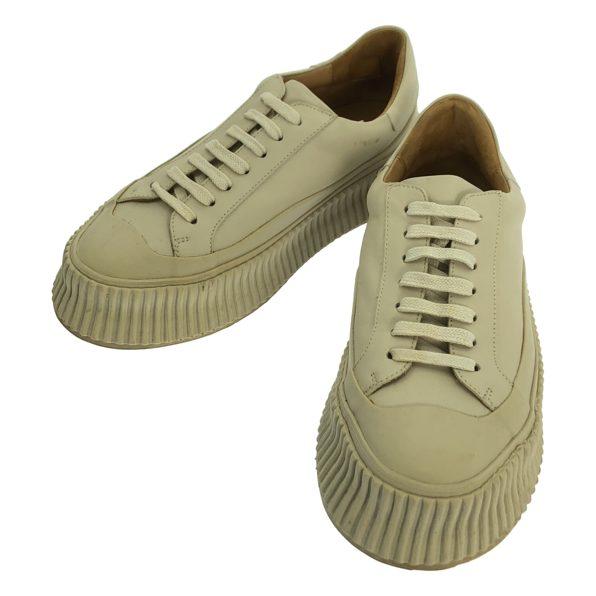 [類似新品] JIL SANDER 厚底運動鞋 | 37 號 | 淺灰色 | 女款