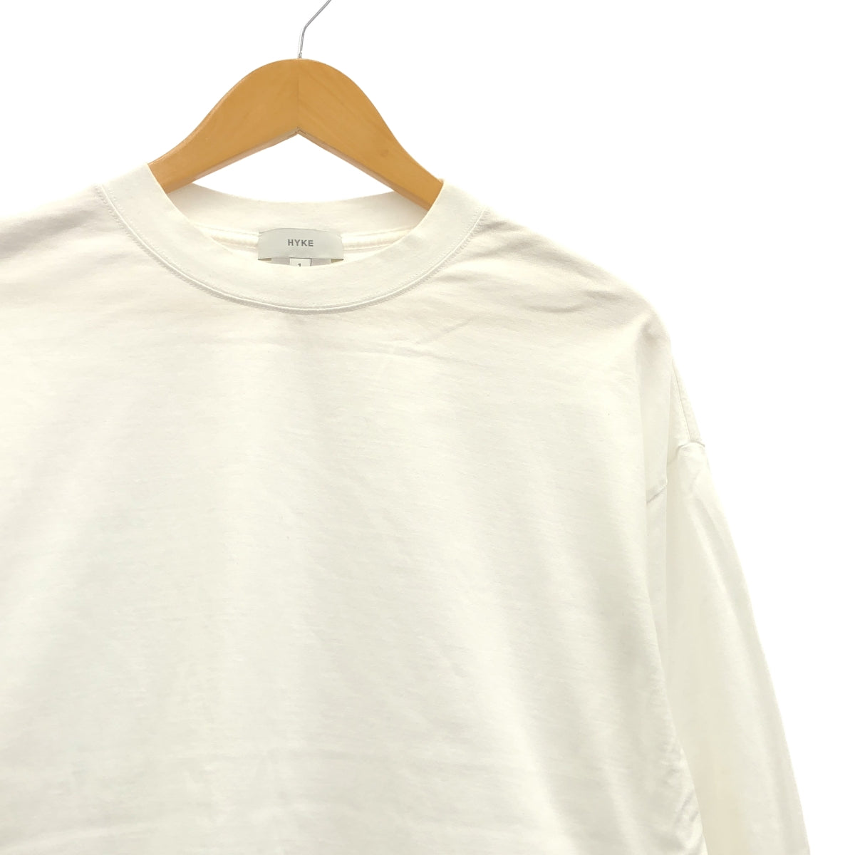 HYKE / 하이크 | 코튼 풍선 슬리브 T 셔츠 | 1 | 화이트 | 여성