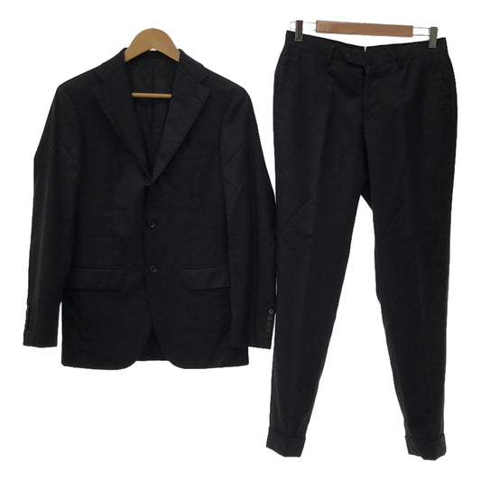 Brilla per il gusto | Set-up suit wool 3B tailored jacket/slacks | 44 | Black | Men's