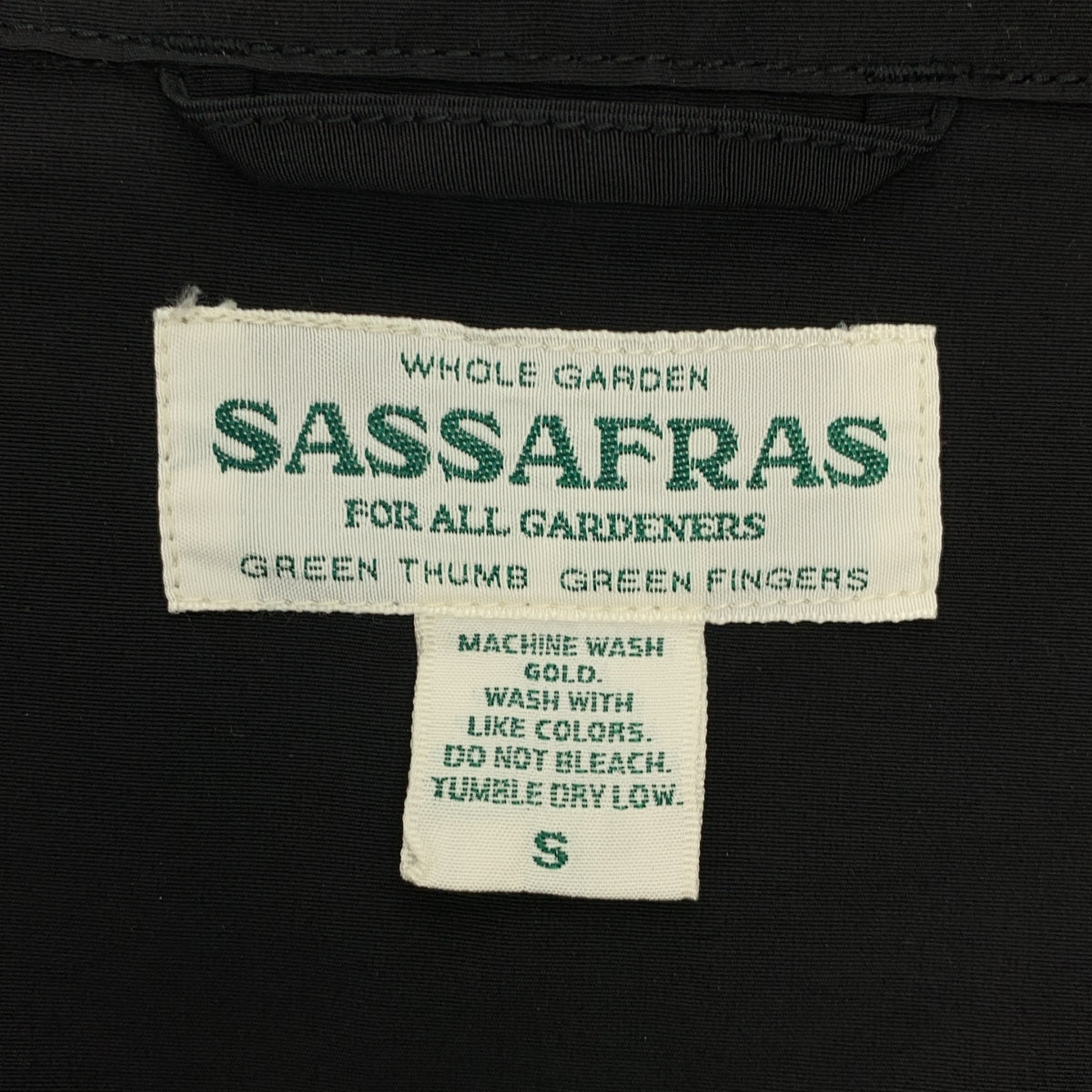 SASSAFRAS | 棉質尼龍外套 | S碼 | 男款