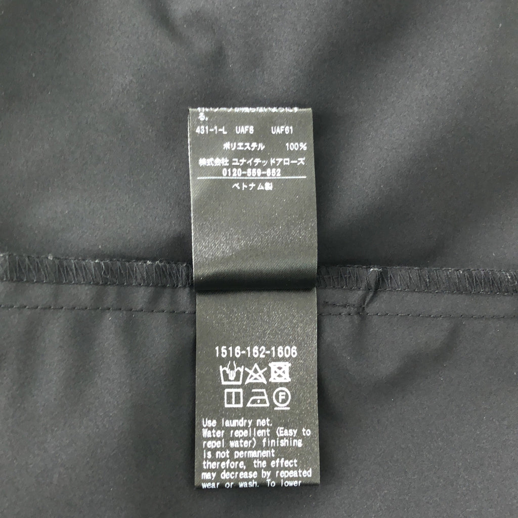 UNITED ARROWS / ユナイテッドアローズ | バックフレア  ショートスリーブ ブラウス シャツ | ブラック | レディース