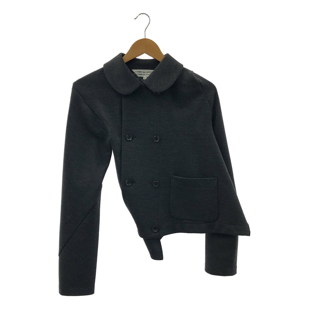 COMME des GARCONS | 2014 秋冬 | 羊毛圓領不對稱外套 | S 碼 | 女款