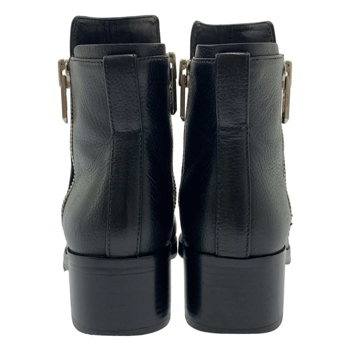 3.1 Phillip Lim / スリーワンフィリップリム | レザー ジップ ショートブーツ | 35 | ブラック | レディース