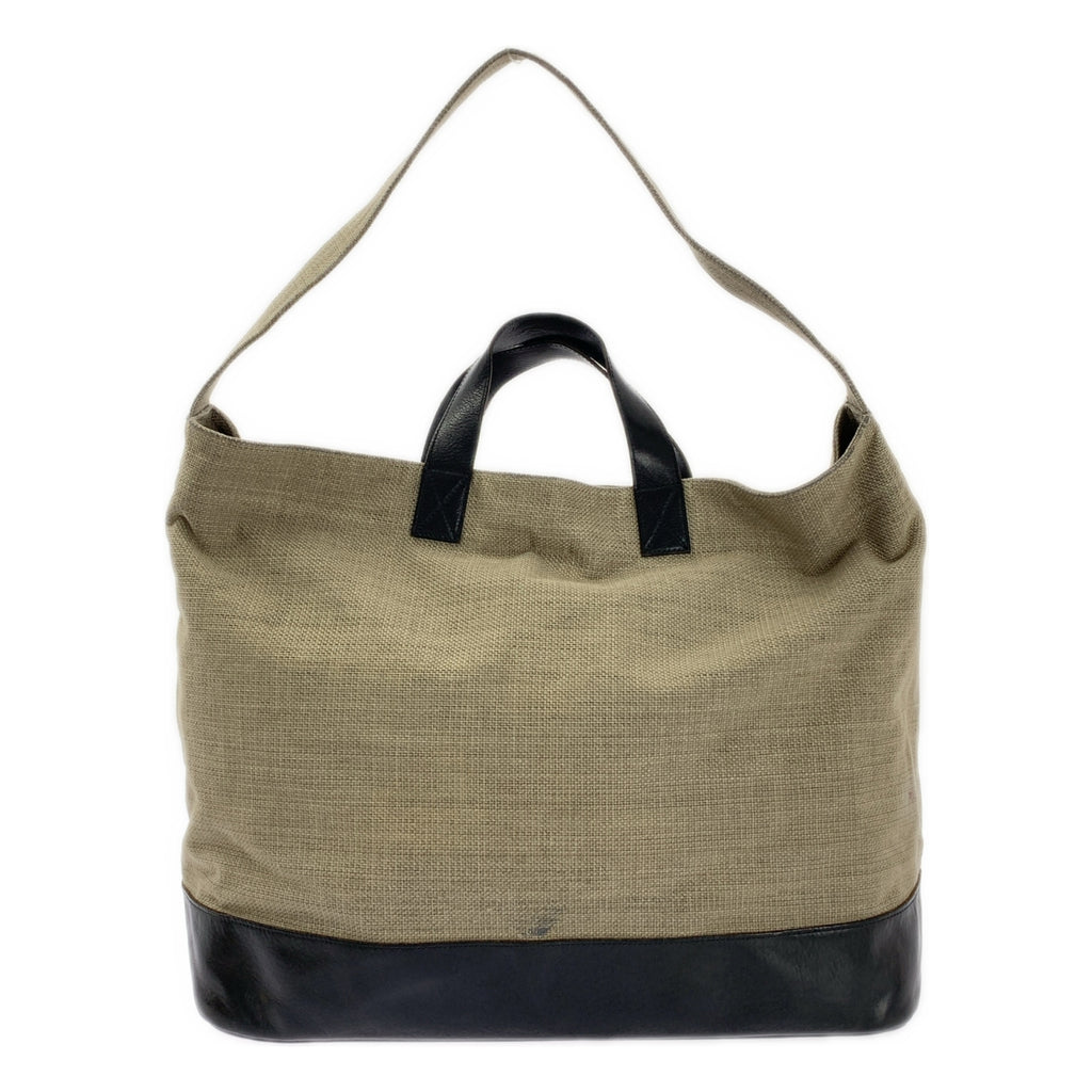 ARTS &amp; SCIENCE / 아츠 앤 사이언스 | 2way 숄더 포함 가죽 전환 캔버스 핸드 토트 백 / 유니섹스 |