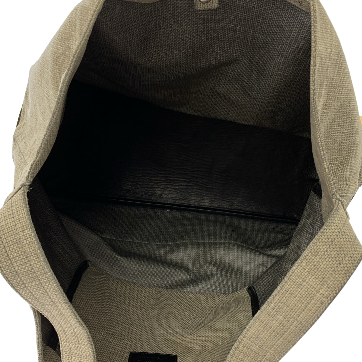 ARTS &amp; SCIENCE / 아츠 앤 사이언스 | 2way 숄더 포함 가죽 전환 캔버스 핸드 토트 백 / 유니섹스 |