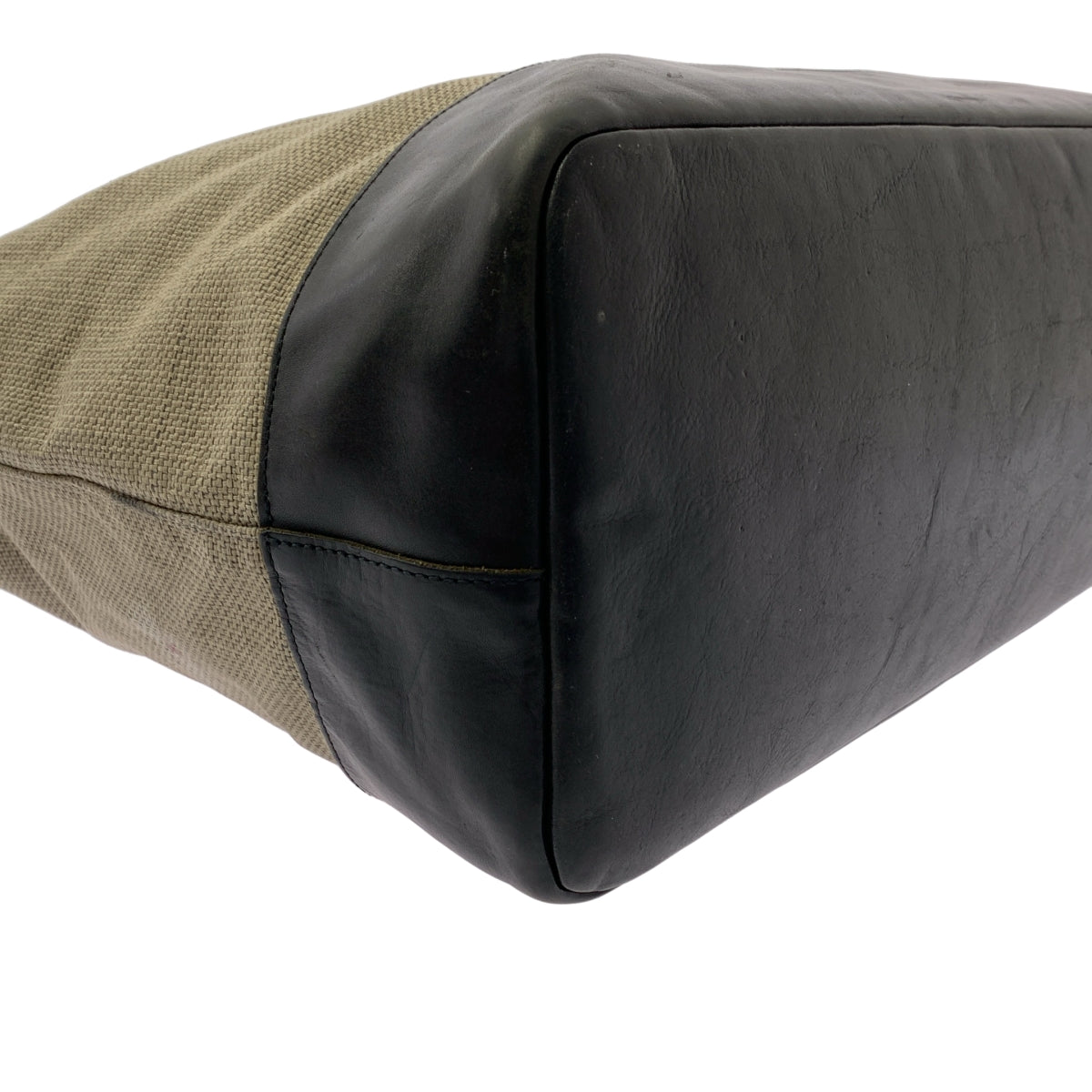 ARTS &amp; SCIENCE / 아츠 앤 사이언스 | 2way 숄더 포함 가죽 전환 캔버스 핸드 토트 백 / 유니섹스 |