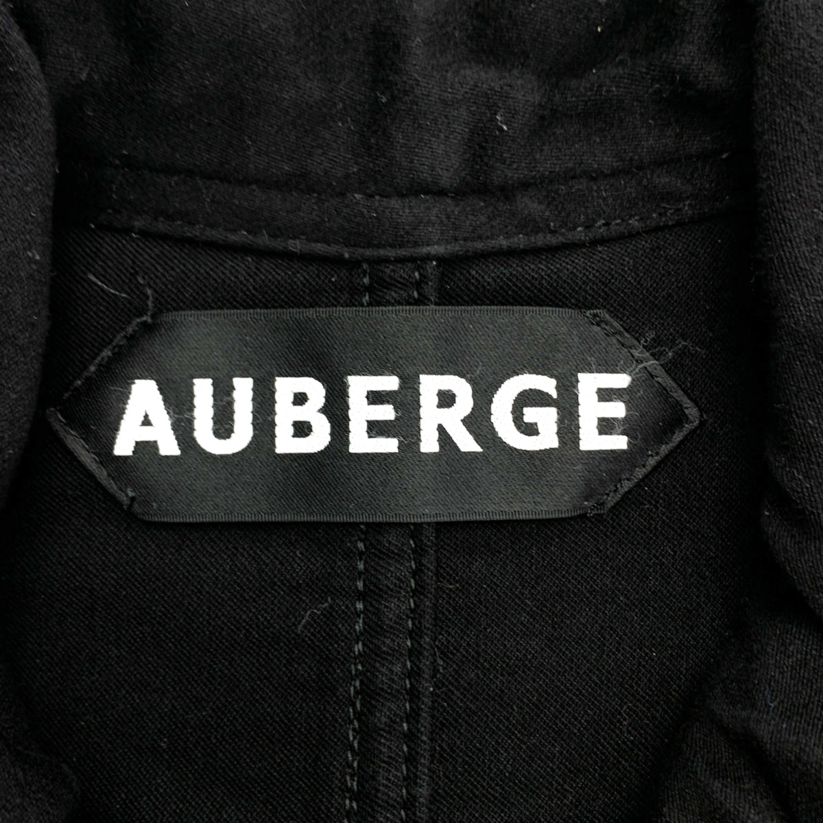 【美品】  AUBERGE / オーベルジュ | 2022SS | CHARBON DEEP シャルボン ディープ モールスキン カバーオール | 38 | ブラック | メンズ