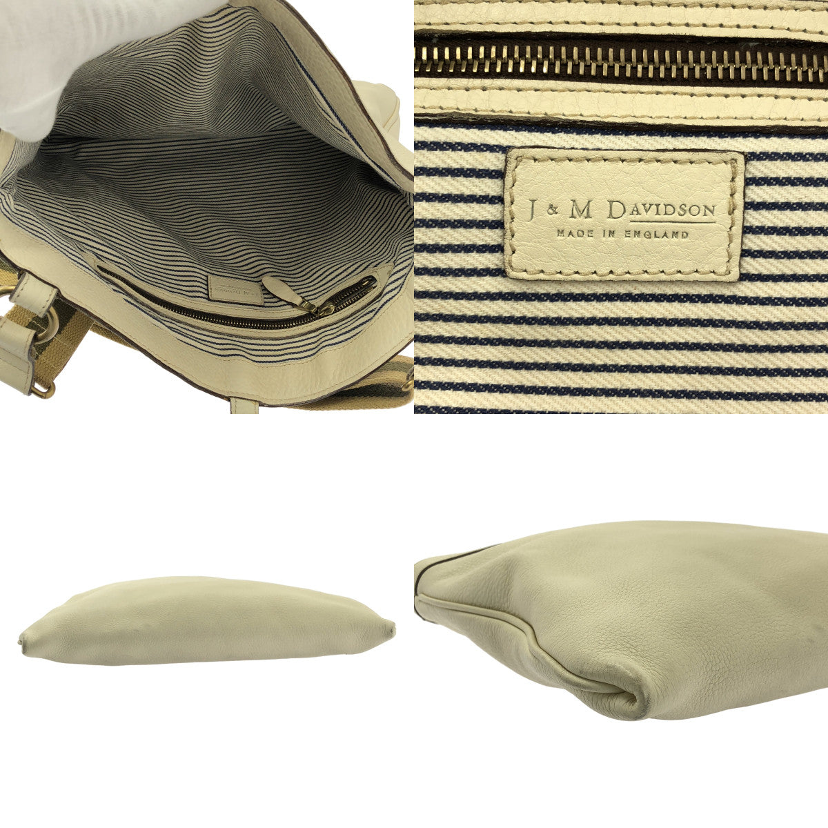 J&amp;M DAVIDSON | 皮革肩背包 | 白色 | 女款