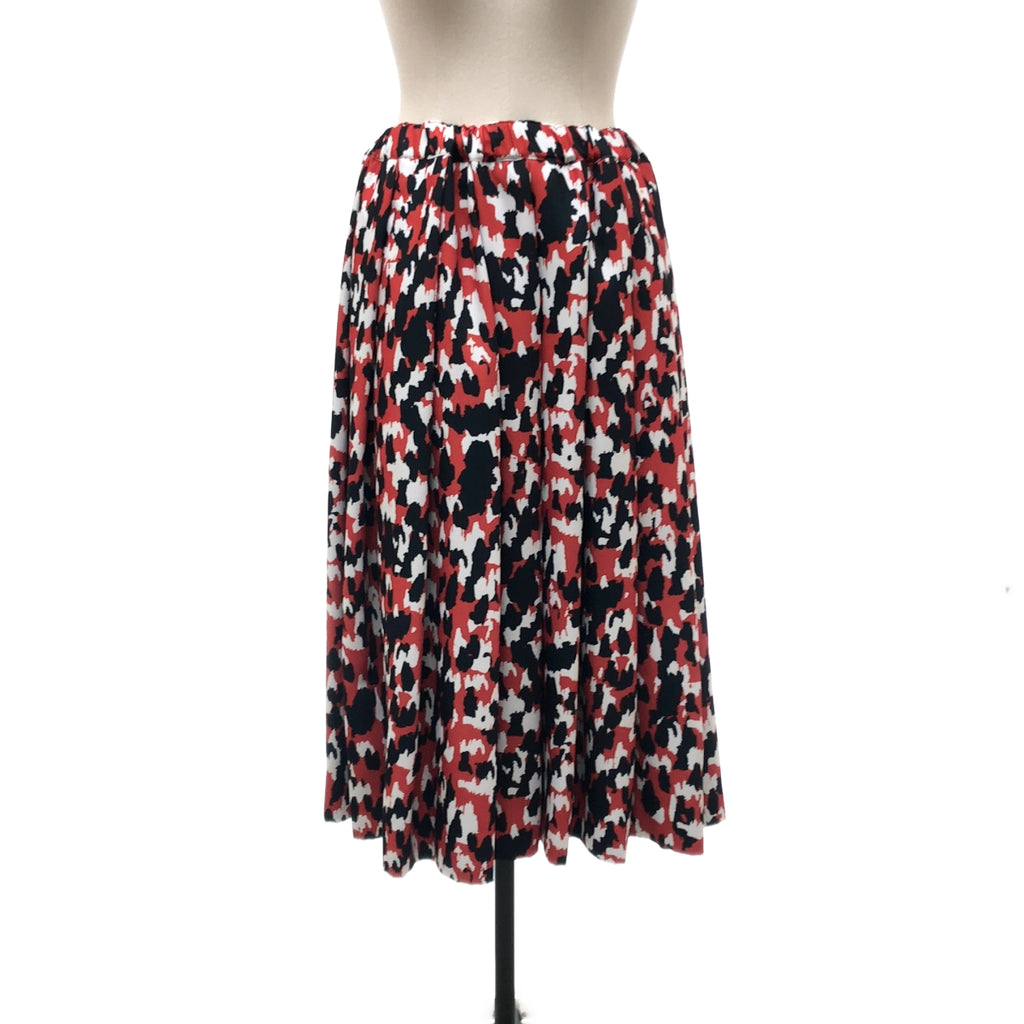 COMME des GARCONS / コムデギャルソン | 2022AW | プリント加工 タック プリーツ イージースカート | XS | レディース