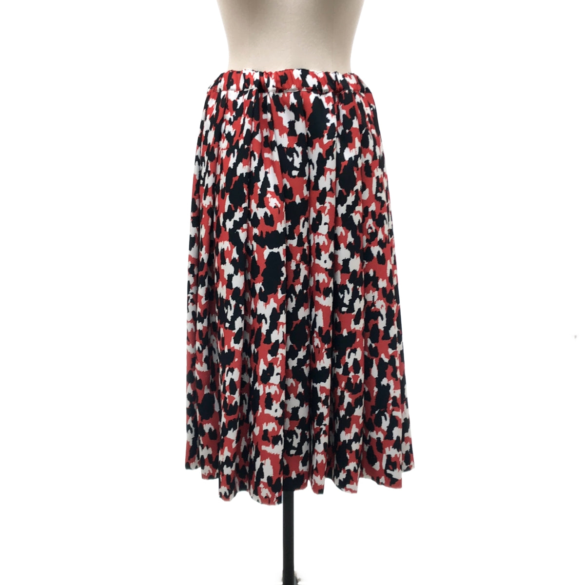 COMME des GARCONS / コムデギャルソン | 2022AW | プリント加工 タック プリーツ イージースカート | XS | レディース