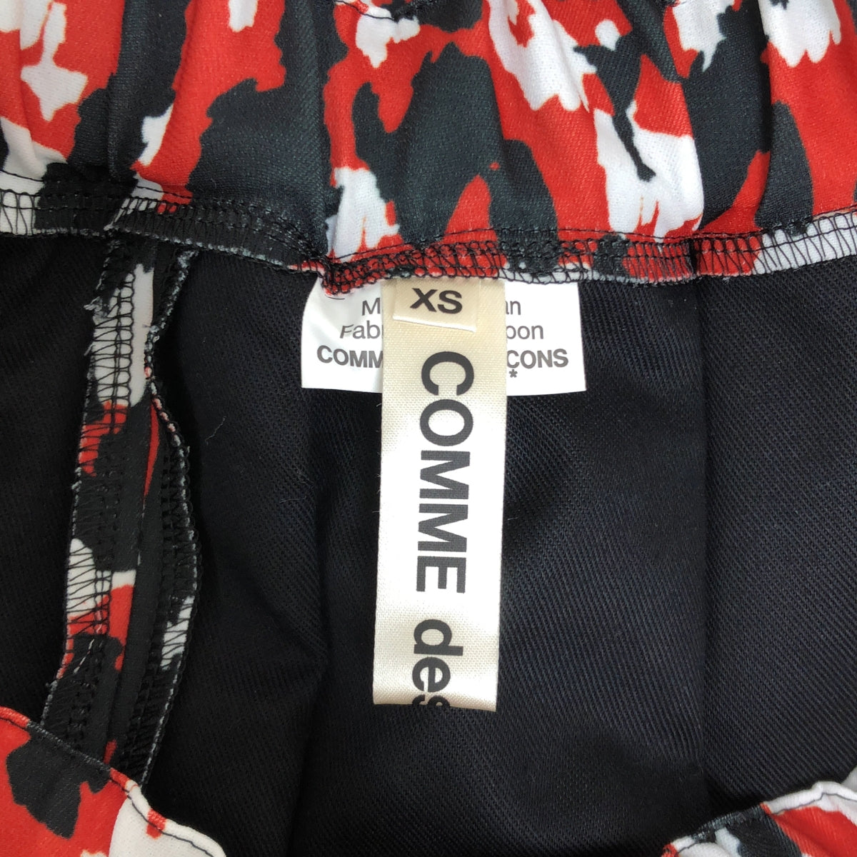 COMME des GARCONS / コムデギャルソン | 2022AW | プリント加工 タック プリーツ イージースカート | XS | レディース