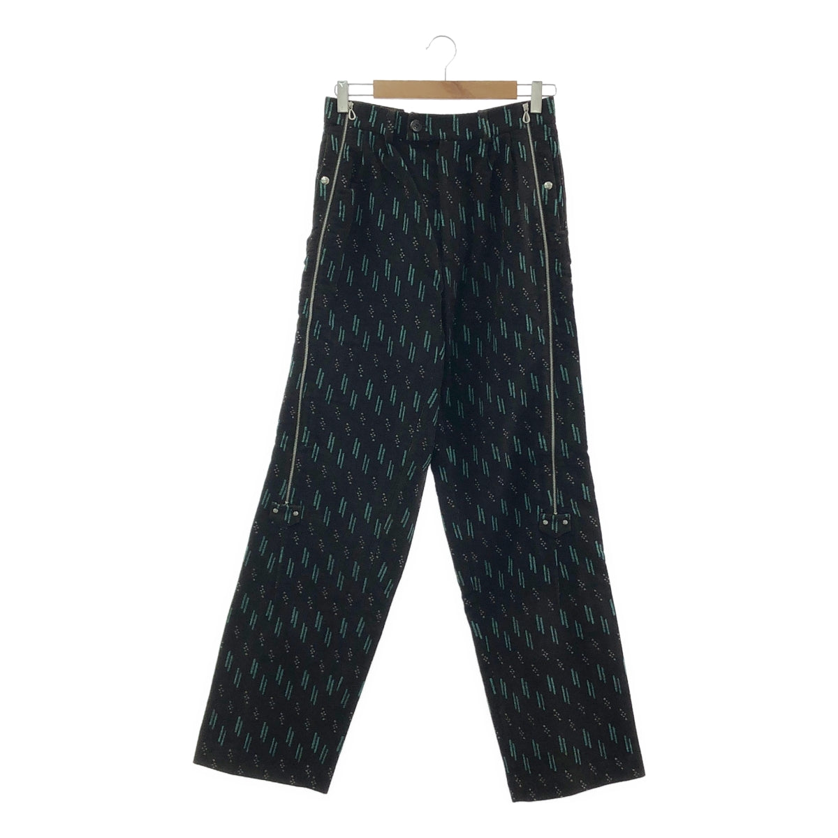 Kiko Kostadinov | 2024 秋冬 | Knox Trouser W 拉鍊全印花雙拉鍊長褲 | 尺寸 44 | 男款