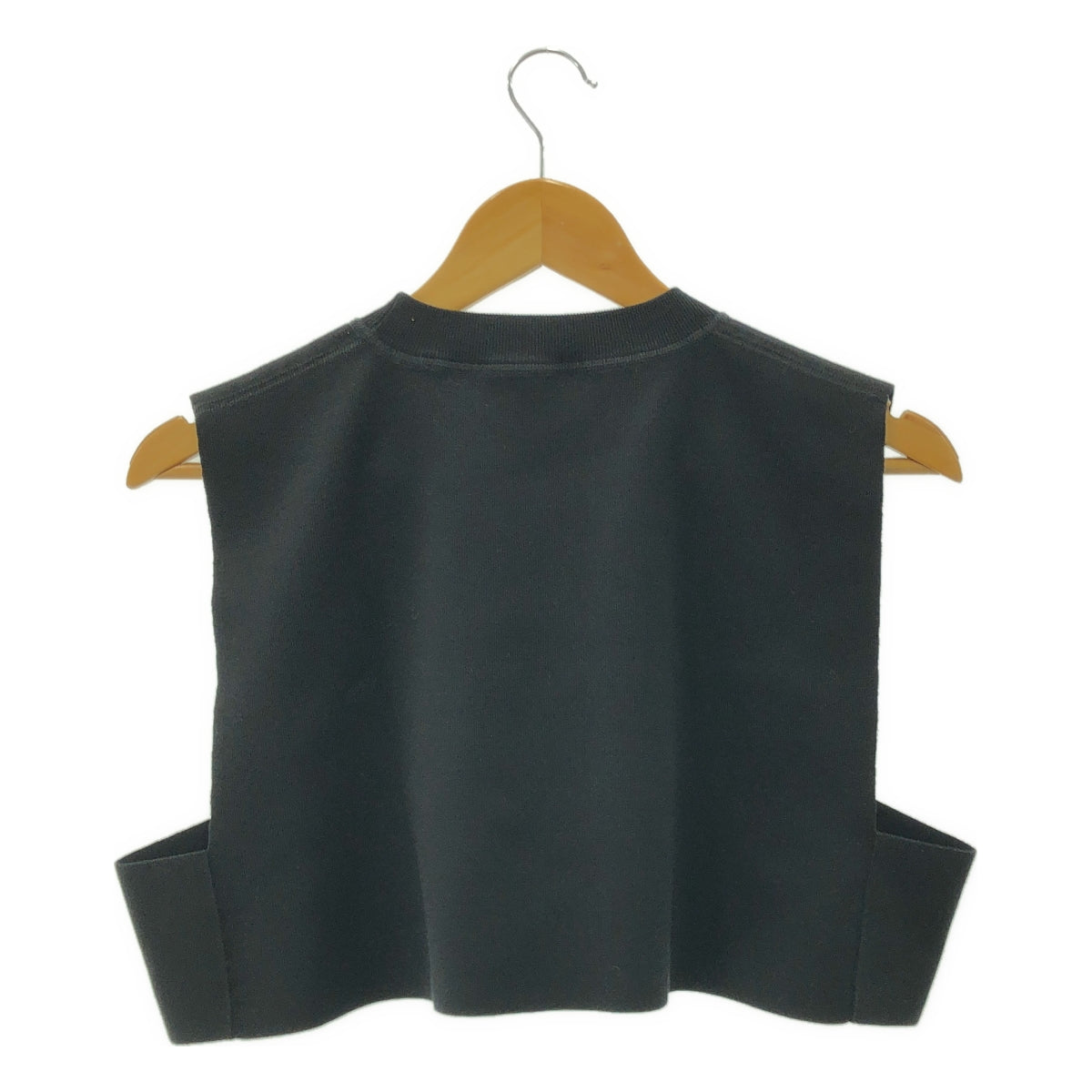 HYKE / ハイク | S/C/P CREW NECK CROP TOP クロップド ニット ベスト |