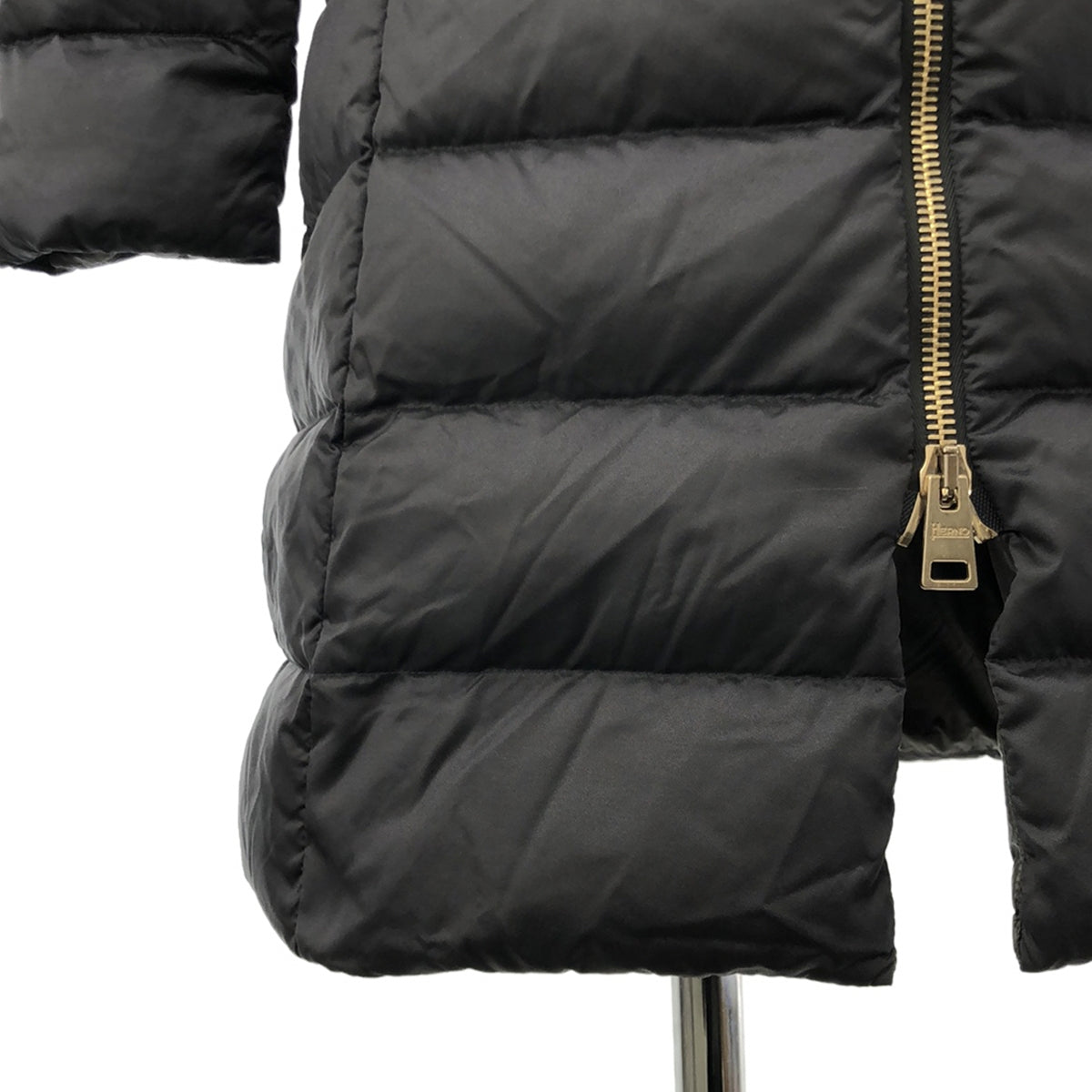 HERNO / ヘルノ | フード ファー付き ダウン コート | 38 | グレー系 | レディース – KLD