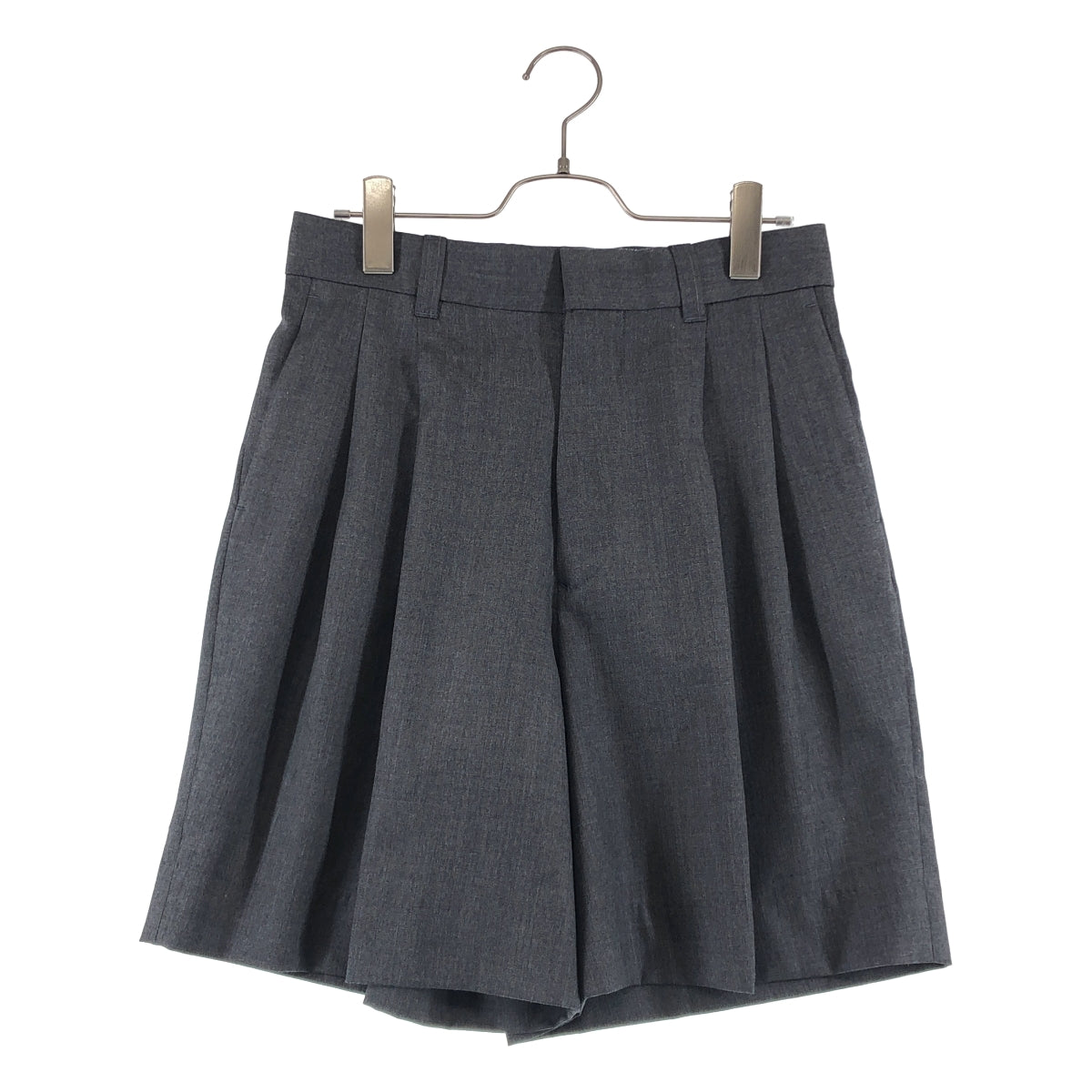 MADISON BLUE / マディソンブルー | WIDE TUCK SHORTS WOOL ウールギャバジン ワイド タック ショートパンツ | 00（XS） | レディース