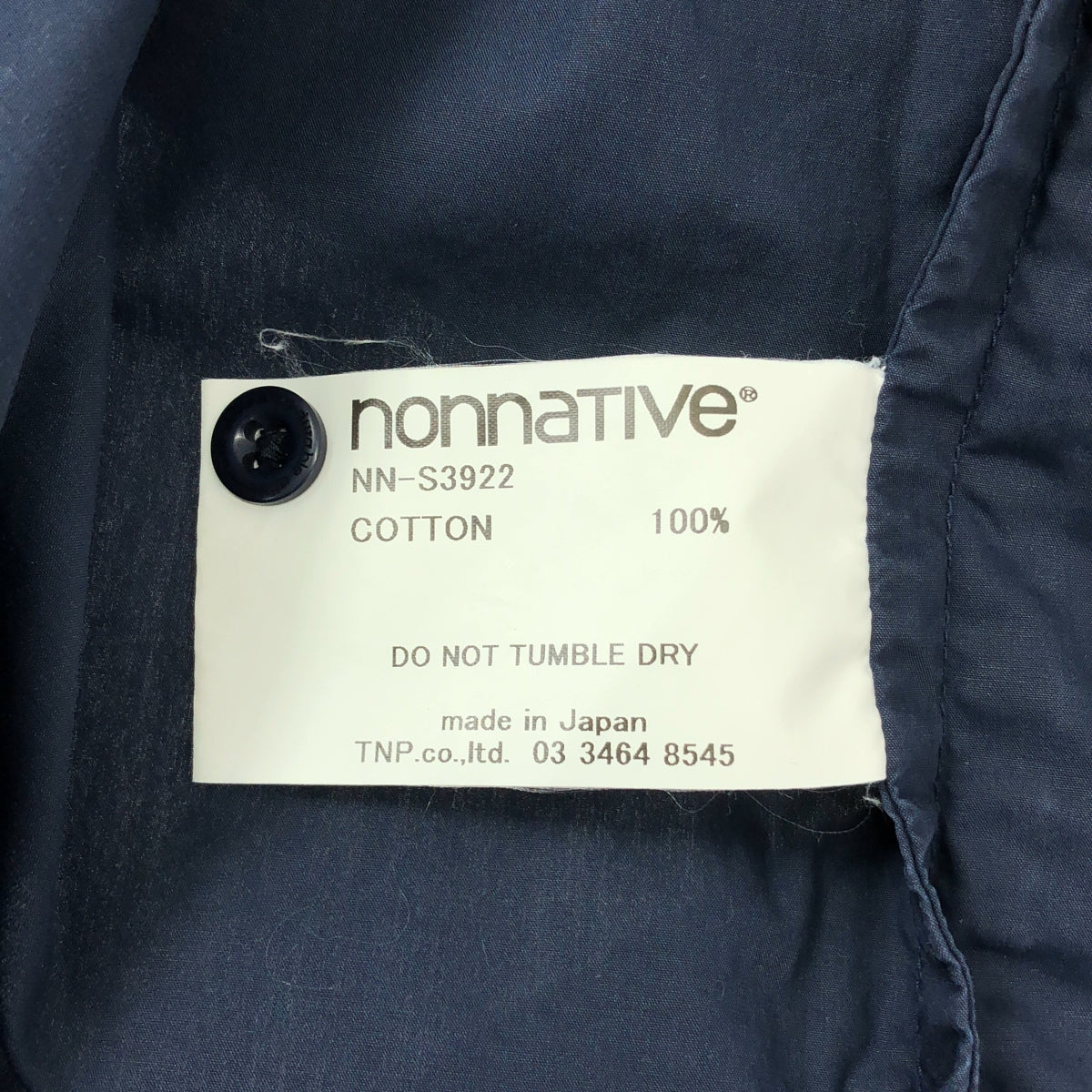 nonnative / ノンネイティブ | CLIMBER S/S SHIRT COTTON TYPEWRITER コットンタイプライター クライマー 半袖シャツ | 2 | ネイビー | メンズ