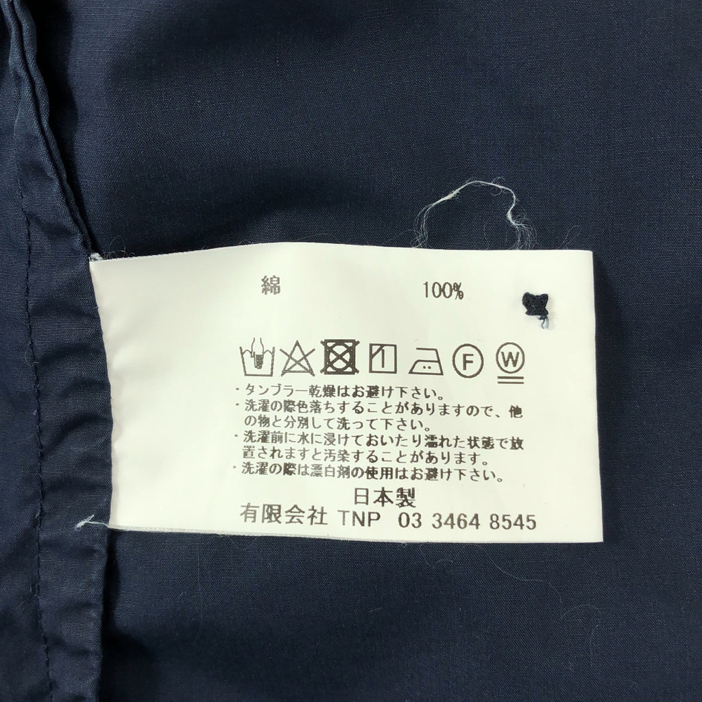 nonnative / ノンネイティブ | CLIMBER S/S SHIRT COTTON TYPEWRITER コットンタイプライター クライマー 半袖シャツ | 2 | ネイビー | メンズ