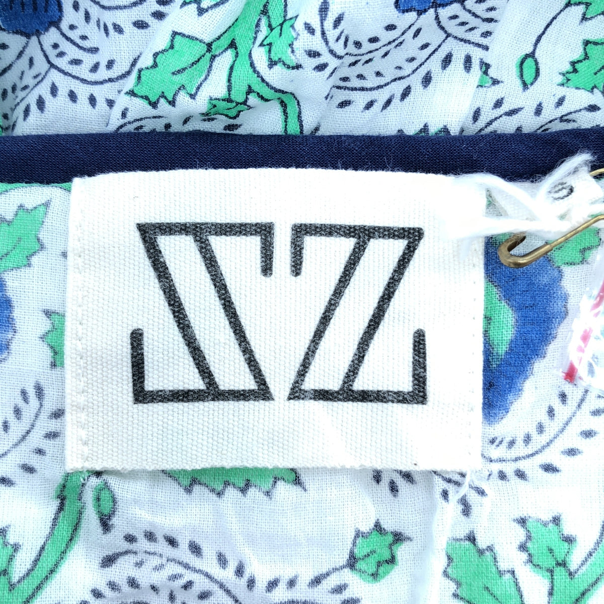 【美品】  SZ Blockprints / エスゼットブロックプリント | 総柄 ボリューム ドレス ワンピース / 裏地付き | マルチカラー | レディース