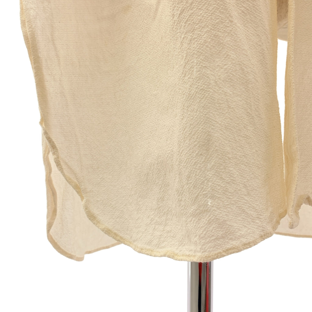 Maison Margiela / メゾンマルジェラ | 2021SS | コットン サイド スリット シャツ ワンピース | 40 | アイボリー | レディース