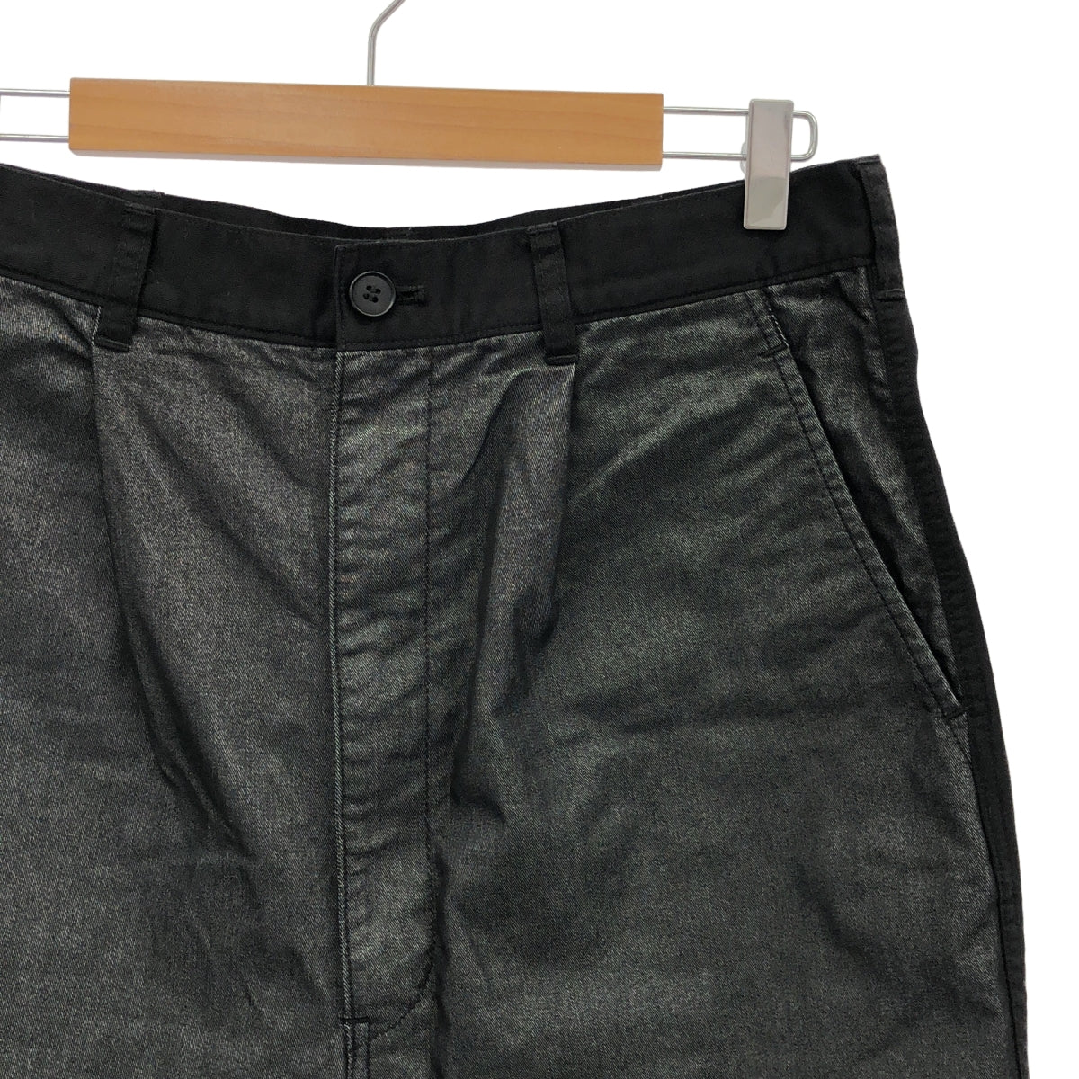 COMME des GARÇONS HOMME | 2022 春夏 |前幅褶襬長褲 | S 號 |男士