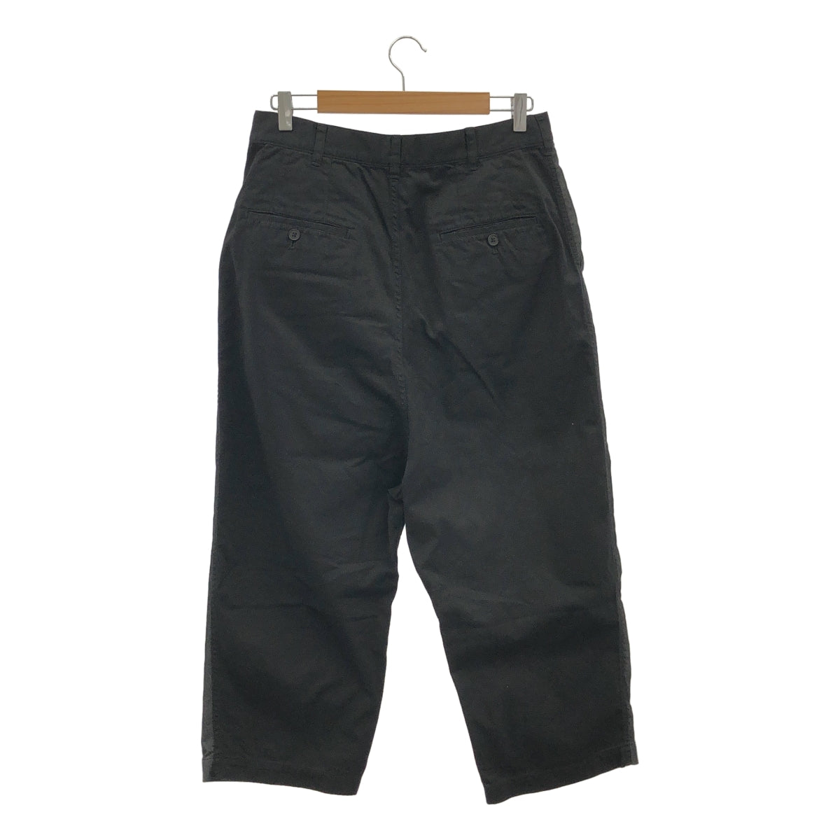 COMME des GARÇONS HOMME | 2022 春夏 |前幅褶襬長褲 | S 號 |男士