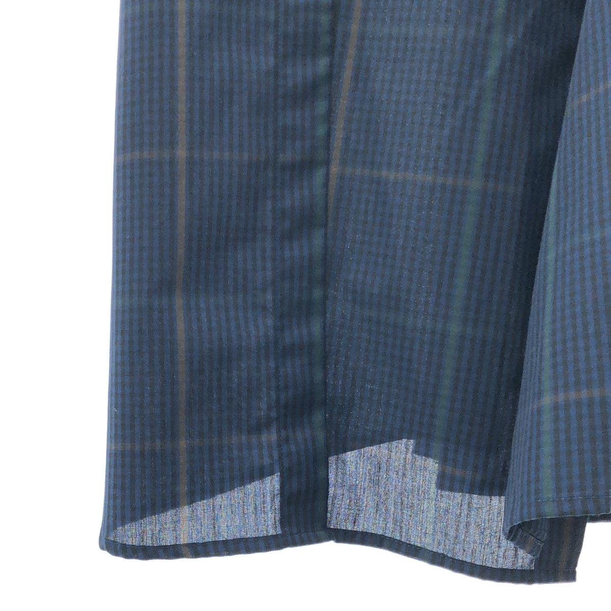 ZUCCa / ズッカ | コットン チェック ワンピース | M | ネイビー | レディース