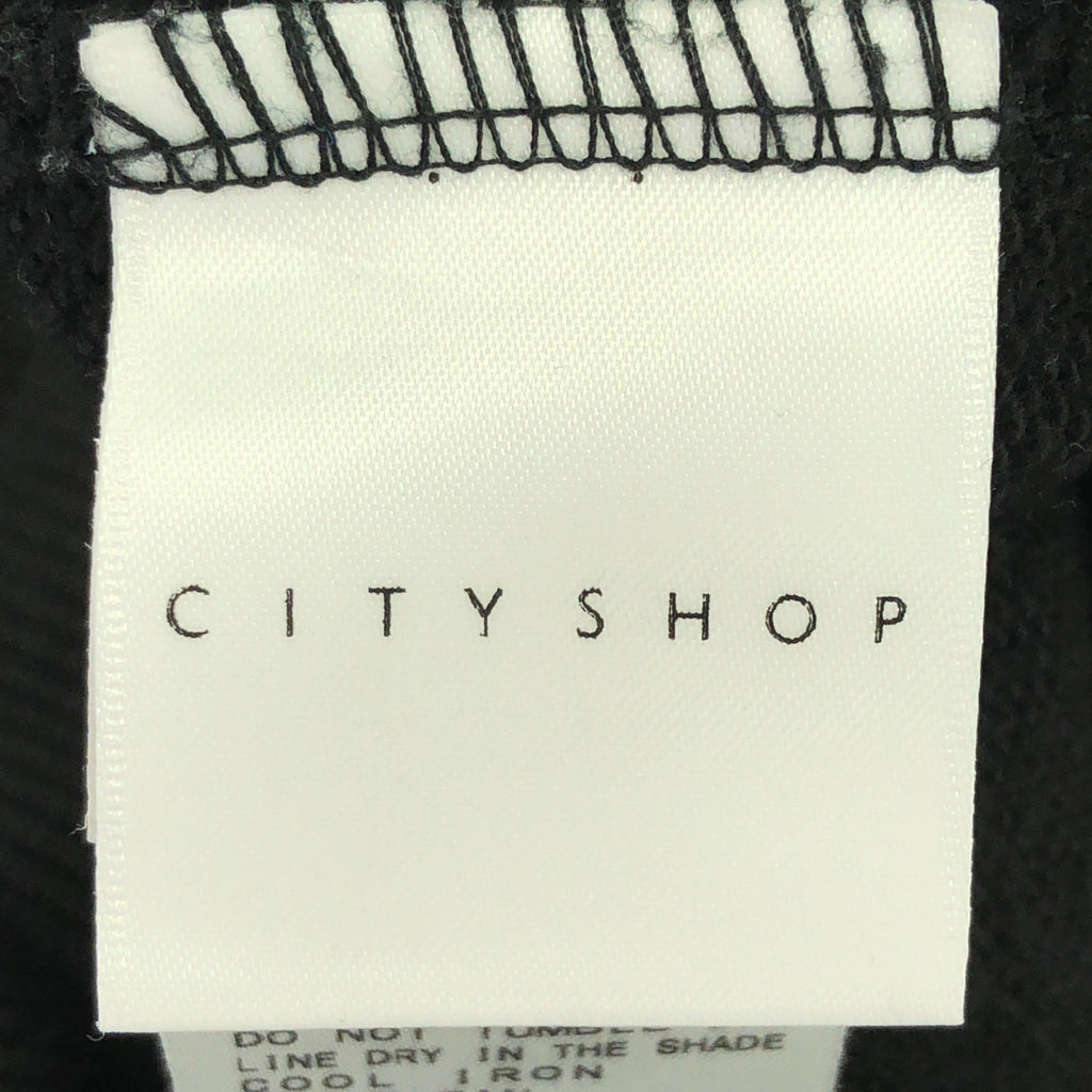 CITYSHOP / 城市商店 | 2023 秋冬 | THE MOOD BUTTON 運動衫 | F |黑色 |女性的