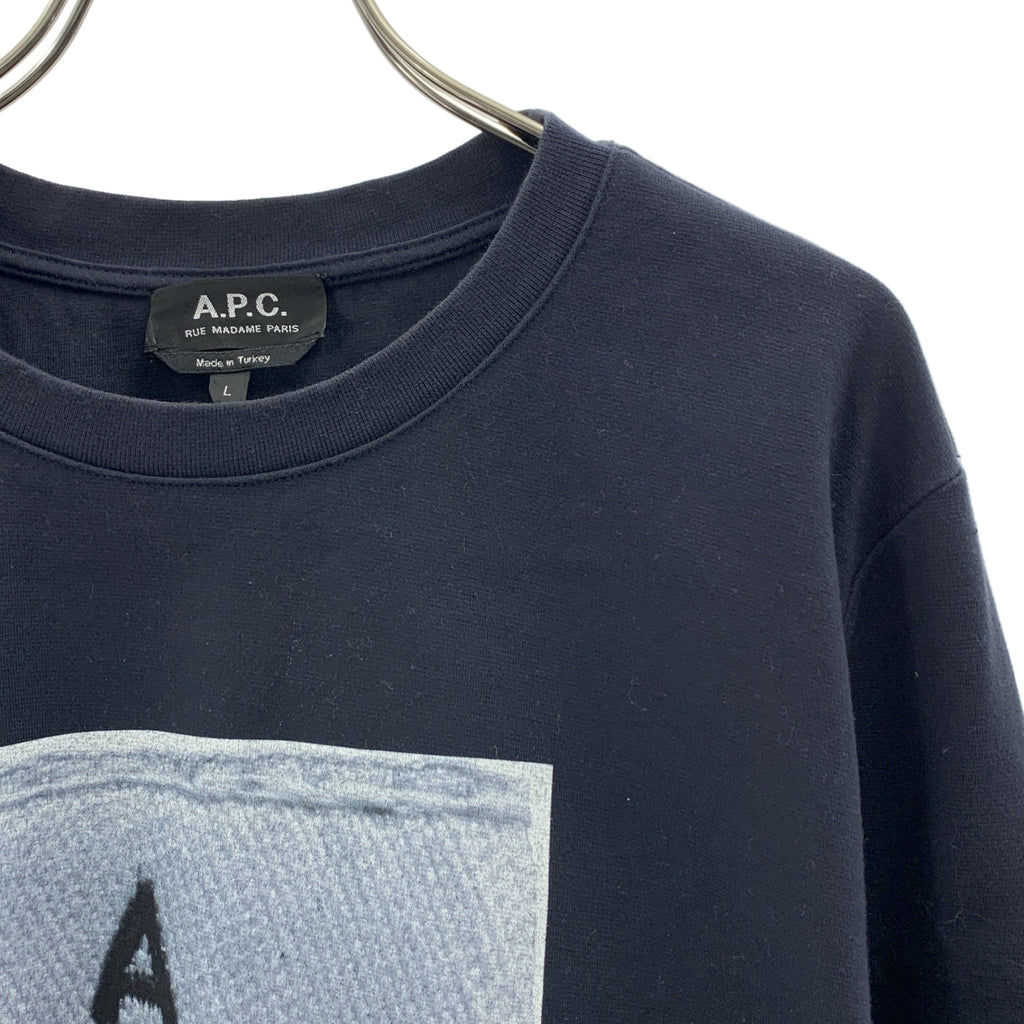 A.P.C. / アーペーセー | ロゴ グラフィックプリント スウェット | L | メンズ
