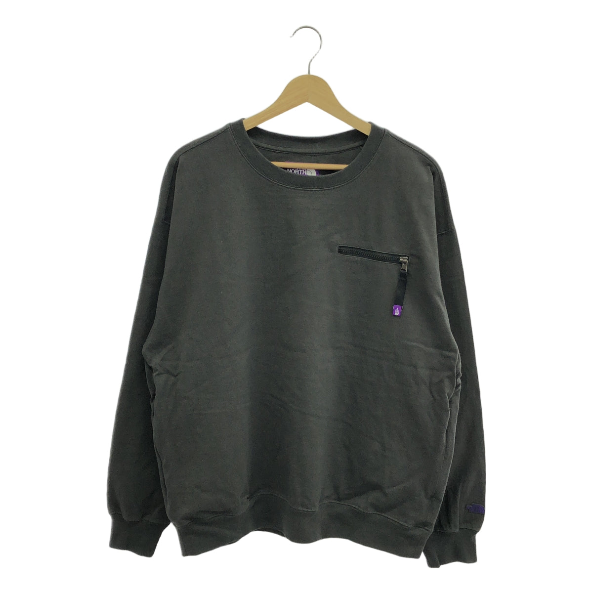 THE NORTH FACE PURPLE LABEL / 北面紫標 | 2024秋冬 | 9.5 盎司棉質平紋針織野戰套頭衫 9.5 盎司野戰套頭衫 | M |木炭 |男士