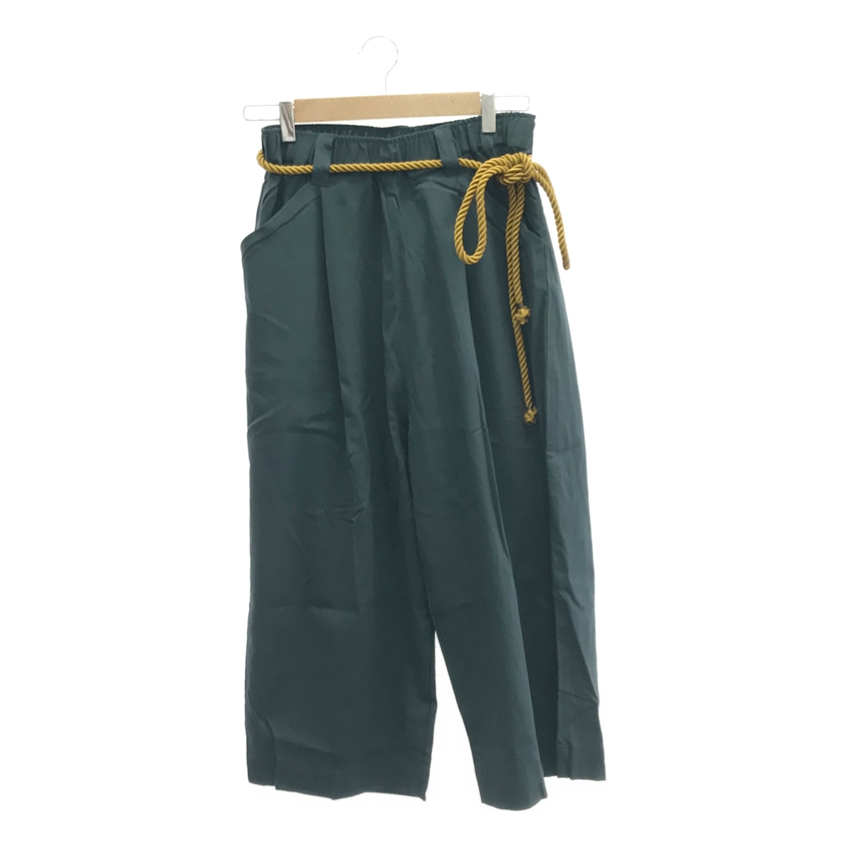 【신품】 prasthana / 프라스타나 | twistcord drop pants / 바지 | M | 그린 | 남성