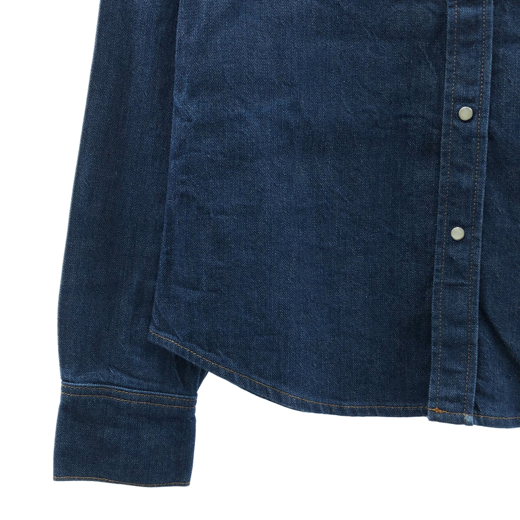 【美品】  Acne Studios / アクネストゥディオズ | Ewing Den デニム シャツ / FN-WN-BLOU000834 | 38 | インディゴ | レディース