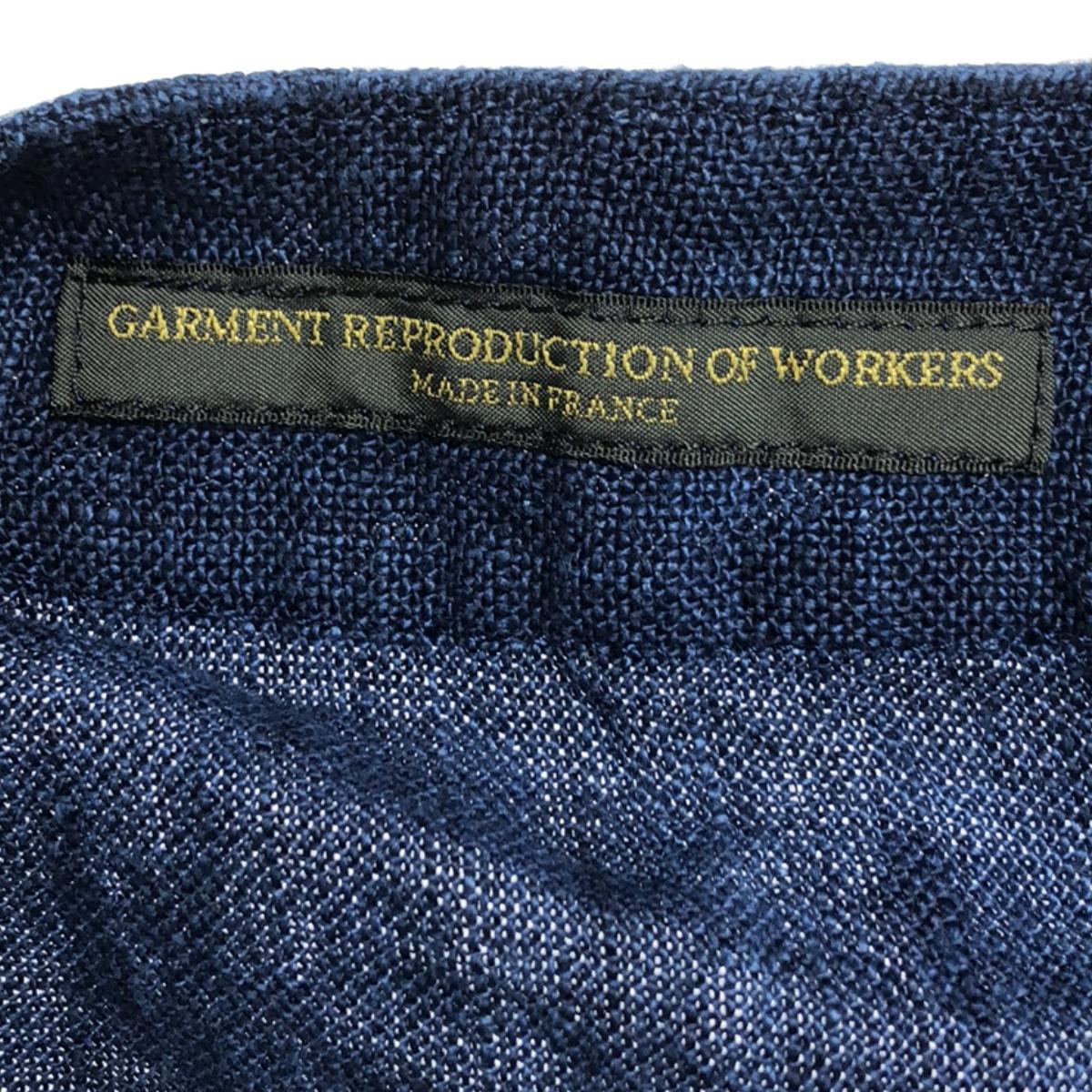 GARMENT REPRODUCTION OF WORKERS / ガーメントリプロダクションオブワーカーズ | リネン 藍染め カシュクー – KLD