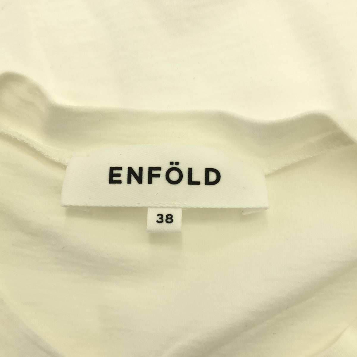 ENFOLD | High count cotton asymmetrical tank top cut and sew | Size 38 | Women's