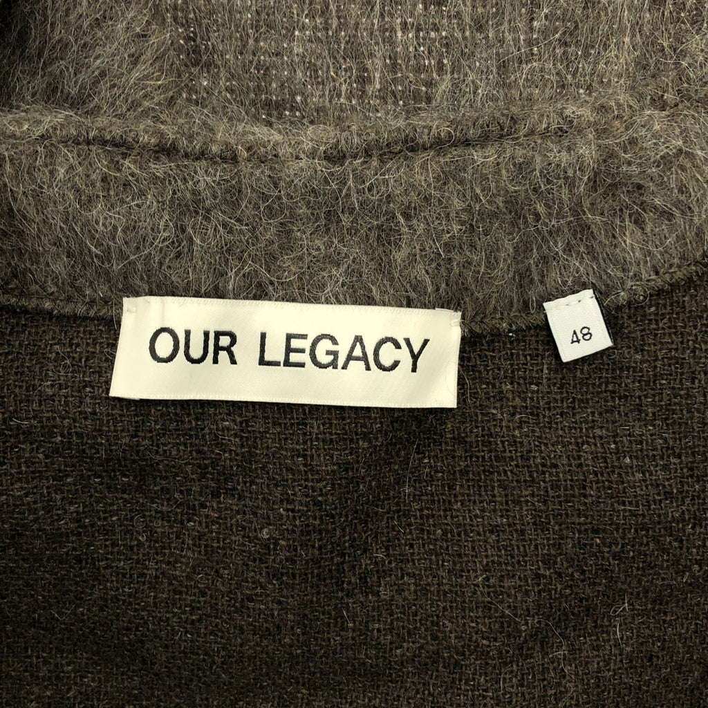 OUR LEGACY / 아워 레거시 | MOHAIR CARDIGAN 모헤어 V 넥 니트 카디건 | 48 | 남성
